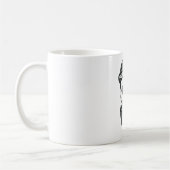 ヒゲを剃るな コーヒーマグカップ (左)