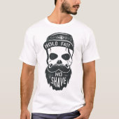 ヒゲを剃るな Tシャツ (正面)
