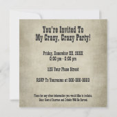 ヒゲを動かせ - 移動可能! 招待状 (裏面)