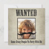 ヒゲを動かせ - 移動可能! 招待状 (正面)