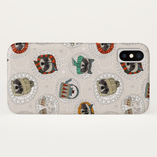 ヒゲアライグマ Case-Mate iPhoneケース (裏面(横))