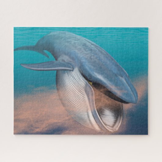 ヒゲクジラのジグソーパズル ジグソーパズル (横)