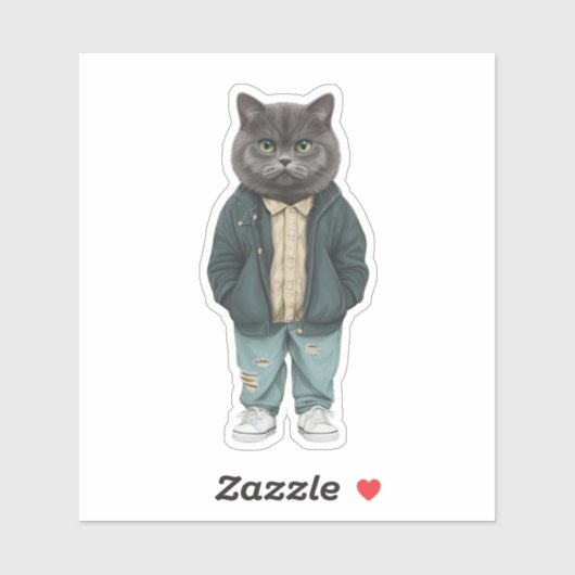 ヒゲスタイリッシュー：ダッパー・ブリティッシュ・ショートヘア シール (シート)