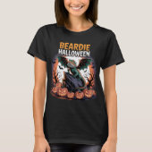 ヒゲトカゲのハロウィンアート Tシャツ (正面)