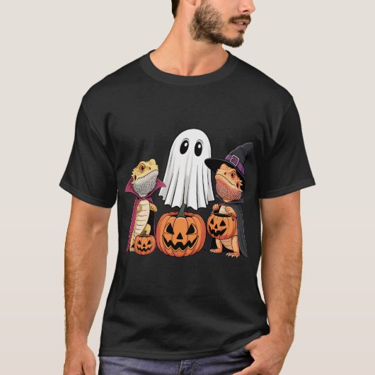 ヒゲトカゲのハロウィンコスチューム Tシャツ (正面)