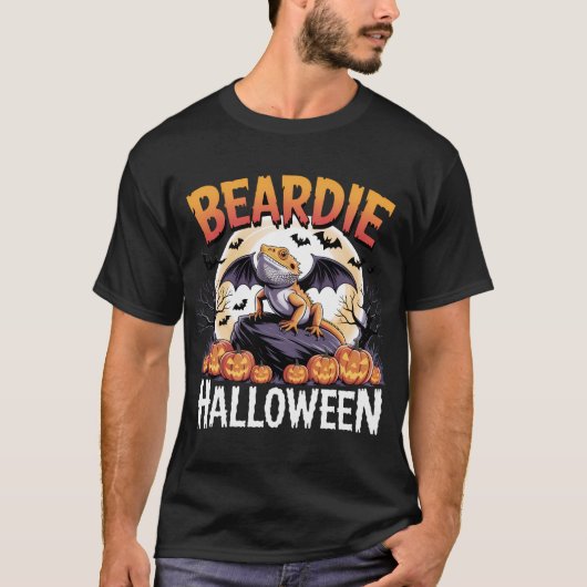 ヒゲトカゲのハロウィンFun Tシャツ (正面)