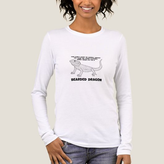 ヒゲトカゲのユーモア トライブレンドTシャツ (正面)