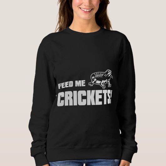 ヒゲドラゴン用コオロギフード ヒゲドラゴンの餌 スウェットシャツ (正面)