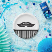 ヒゲパーティー 誕生日 モダン プレート (パーティー)