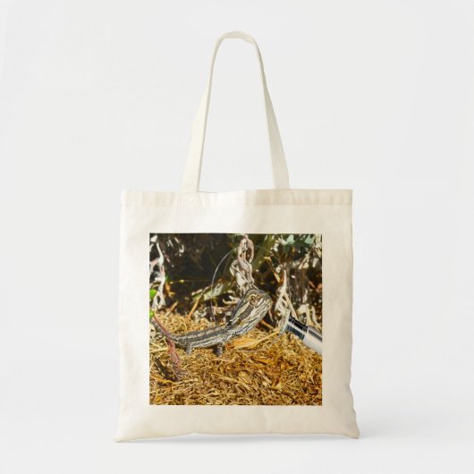 ヒゲベビートカゲの生物学 トートバッグ (正面)