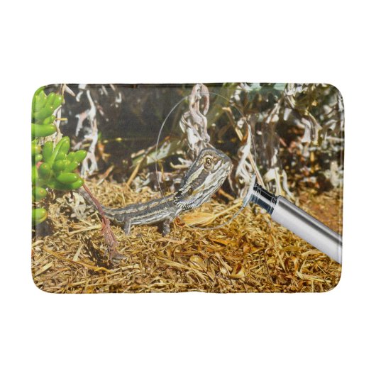 ヒゲベビートカゲの生物学 バスマット (正面)