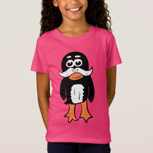 ヒゲペンギン Tシャツ (正面)