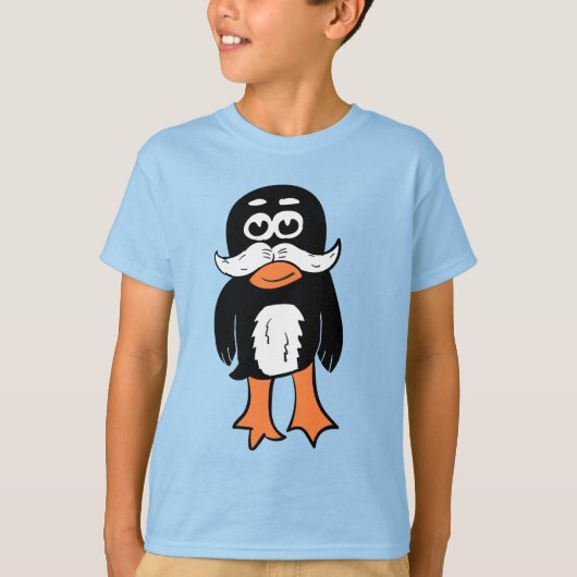 ヒゲペンギン Tシャツ (正面)