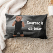 ヒゲワシはクマ ランバークッション (ブランケット)