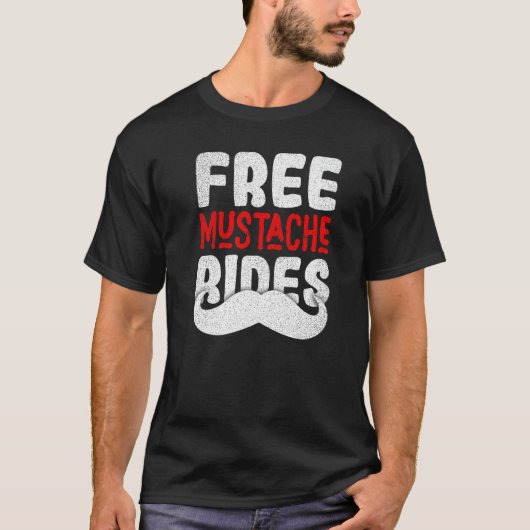 ヒゲ乗り ヴィンテージ ダスト加工 レトロ Tシャツ (正面)
