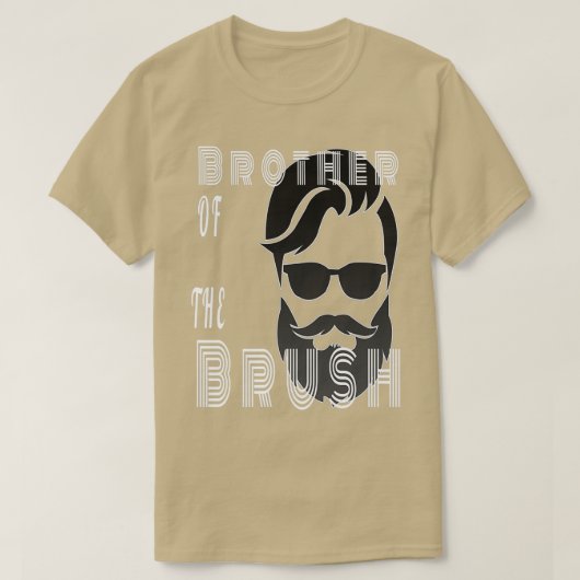 ヒゲ恋人ブラッシュギフトの兄弟アイディア1 Tシャツ (デザイン正面)