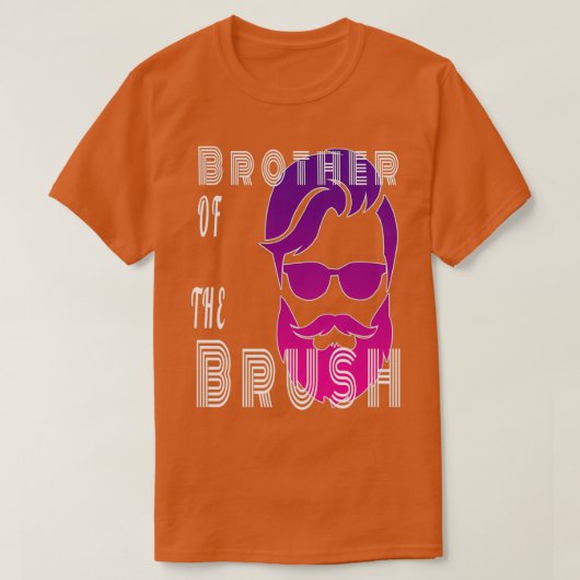 ヒゲ恋人ブラッシュギフトの弟アイディア Tシャツ (デザイン正面)