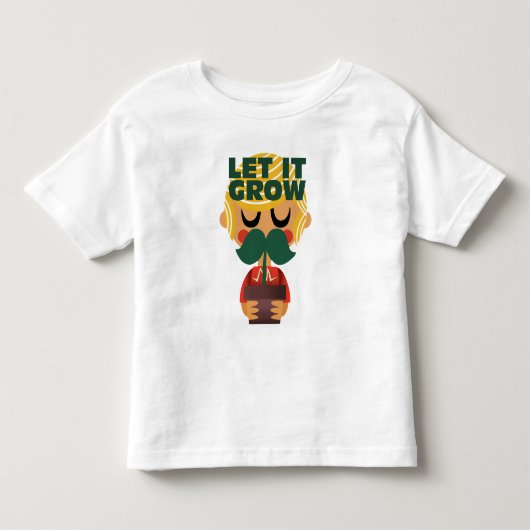 ヒゲ成長の冒険 トドラーTシャツ (正面)
