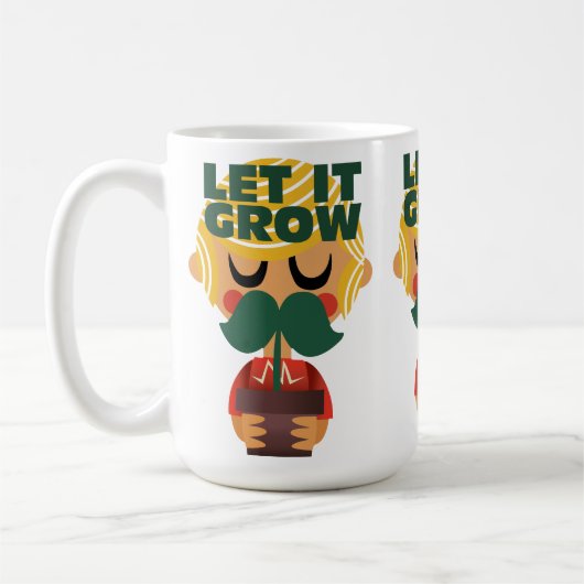 ヒゲ成長冒険記 コーヒーマグカップ (左)