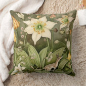 ヒゲ毛の鹿マウスの神話の世界 クッション (ブランケット)