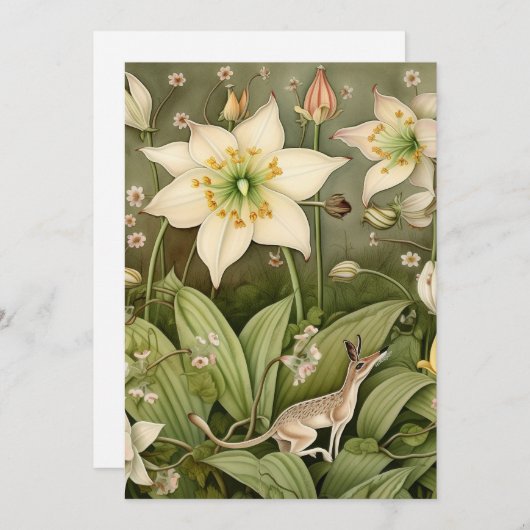 ヒゲ毛の鹿マウスの神話の世界 シーズンカード (正面/裏面)