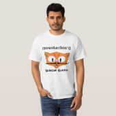 ヒゲ猫 カートゥーン おもしろTシャツ Tシャツ (正面フル)