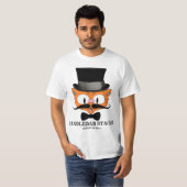 ヒゲ猫 カートゥーン ヒゲ おもしろTシャツ Tシャツ (正面フル)