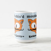 "ヒゲ猫" セニョール・ガト たばこひげ 猫 コーヒーマグカップ (中央)