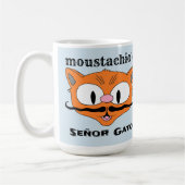 "ヒゲ猫" セニョール・ガト たばこひげ 猫 コーヒーマグカップ (左)