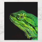 ヒゲ竜トカゲ ワインラベル (シングルラベル)