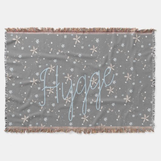 ヒゲ雪の花 スローブランケット (正面)