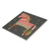 ヒゲ馬セラミックキッチンタイル タイル (側面)