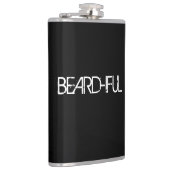 ヒゲ フラスコ - Beard-iful - 髭の男のためのギフト フラスク (右)