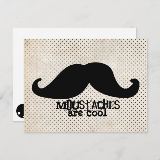 ヒゲ ポストカード (正面/裏面)