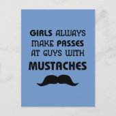 ヒゲ ポストカード (正面)