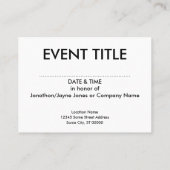 ヒゲ 名刺 (裏面)