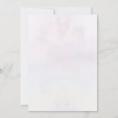 ヒゲ or マツゲ 性別発表 ベビーシャワー 招待状 (裏面)