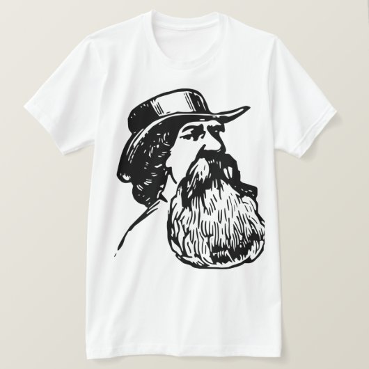 ヒゲTシャツ Tシャツ (デザイン正面)