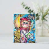 ヒコリーディコリー波止場子供部屋ライムタイム ポストカード (スタンド正面)