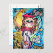 ヒコリーディコリー波止場子供部屋ライムタイム ポストカード (正面/裏面)