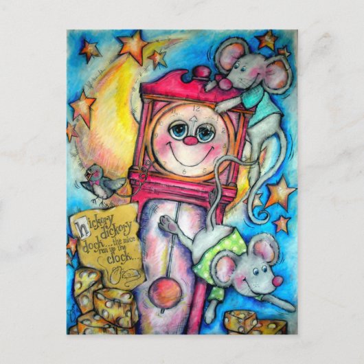 ヒコリーディコリー波止場子供部屋ライムタイム ポストカード (正面)