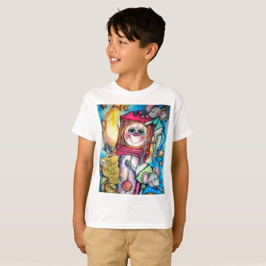 ヒコリーディコリー波止場子供部屋ライムタイム Tシャツ (正面フル)