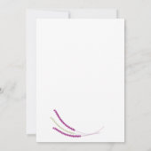 ヒザーの花 サンキューカード (裏面)