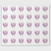 ヒザーの花 ラッピングペーパー (フラット)