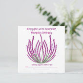 ヒザーの花 招待状 (スタンド正面)