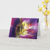 ヒザ来ー カード (黄色い花)