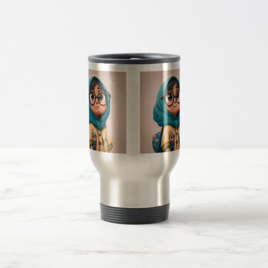 ヒジャブガール旅行/コミューターマグ15オズ トラベルマグ (中央)