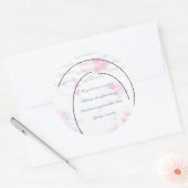 ヒジャブ哲学ステッカー ラウンドシール (封筒)