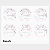 ヒジャブ哲学ステッカー ラウンドシール (シート)