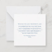 ヒジュリ1447年イスラム新月カード ノートカード (裏面)